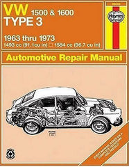 VW 1500 & 1600 Type 3, 1963-1973 (Haynes Repair Manual)